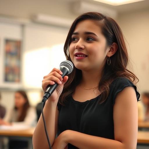Isabella Rossi teaching voice projection